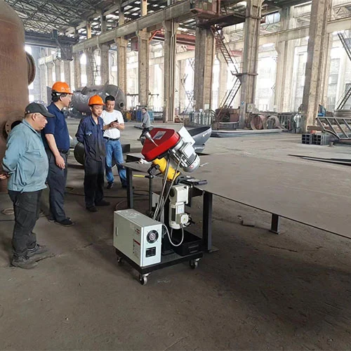 Automatic Plate Edge Milling On-site Application